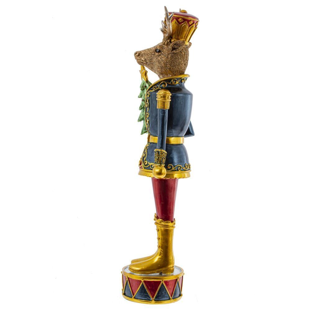 GAEM Фигурка декоративная "Солдатик-олень", L11 W9 H41 см