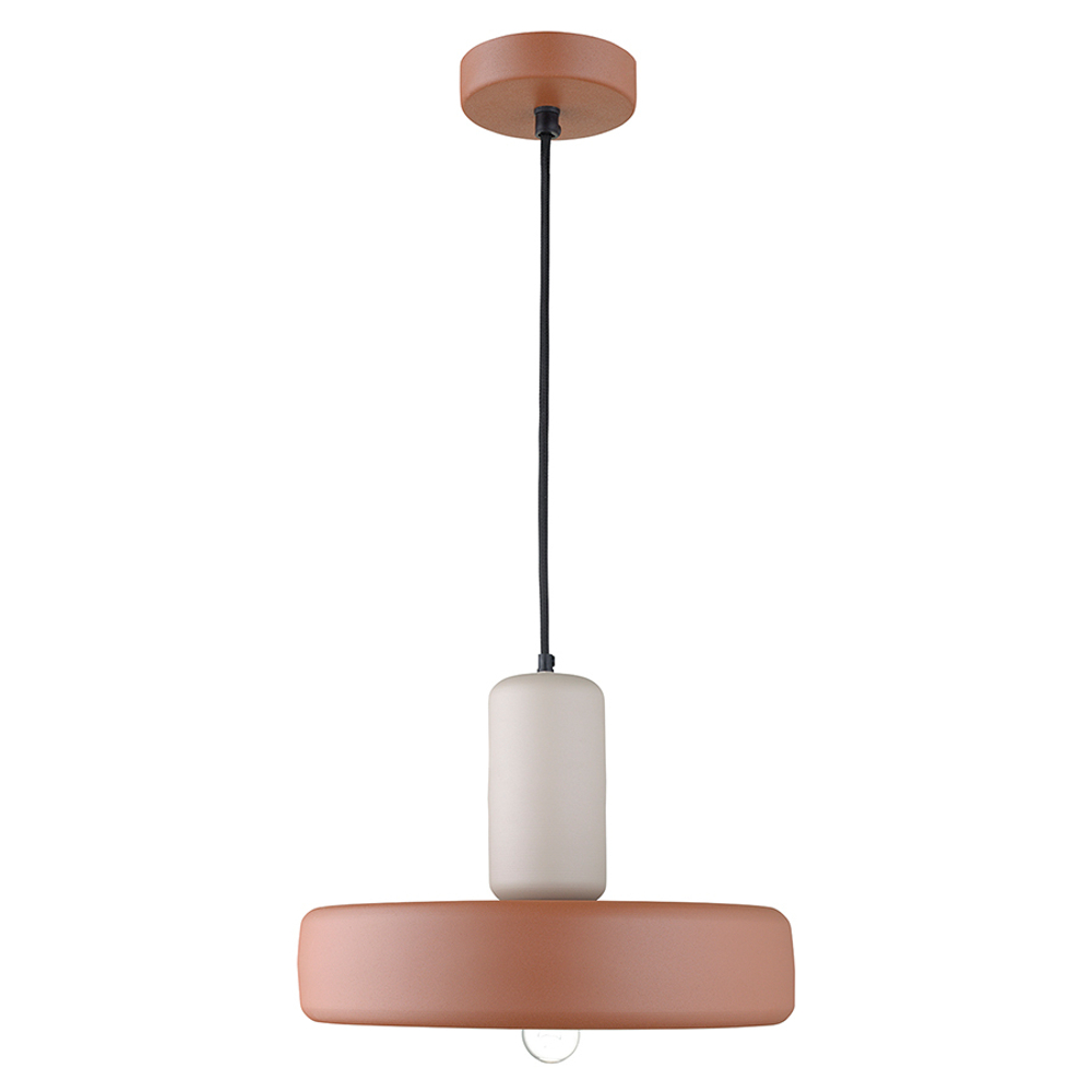 Светильник подвесной juko, D42х31 см, бежевый/коричневый