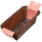 Форма для выпечки силикон, 13.5х27х6 см, прямоуг, шок, Daniks, Savory, Y4-4961