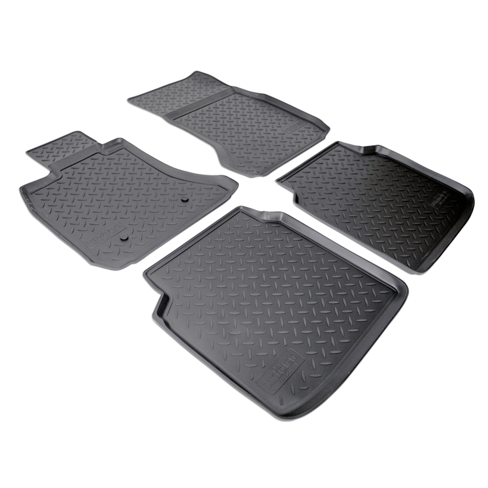 Ковры в салон Norplast/Unidec для BMW 7 в кузове F02 (2008-2015), Черный, арт.NPL-Po-07-41