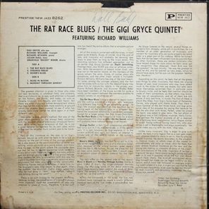 Gigi Gryce, Richard Williams / The Rat Race Blues (LP)