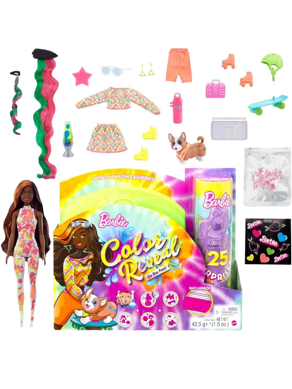 Кукла Барби Color Reveal Totally Neon Fashions HCD27