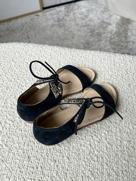 Замшевые босоножки Ermanno Scervino, 31,5