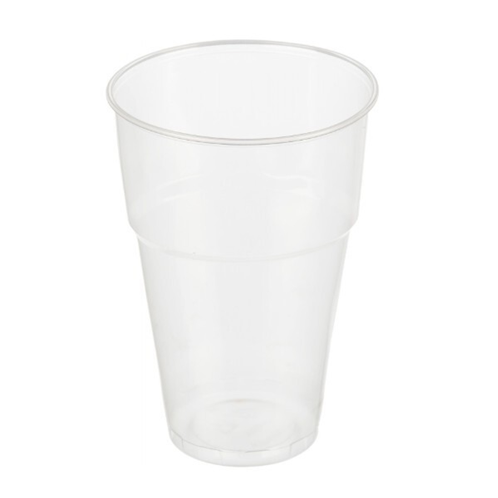 Стакан 500мл прозрачный БОЧКА (комплект 65 шт)