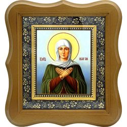 Лия Святая праведная праматерь. Икона на холсте.