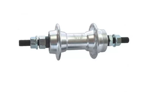 Втулка  SF задн., сталь, под V-br, под трещотку, на гайках, 36 отверстий, ось 3/8''х135x175мм, серебр.(50)