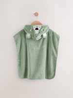 Пончо махровое для мальчика Next E22-920, Зеленый