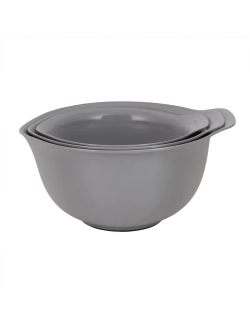 KitchenAid Набор из трех кухонных мисок серого цвета