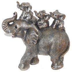 GAEM Фигурка декоративная "Слоны", L16 W8 H16 см