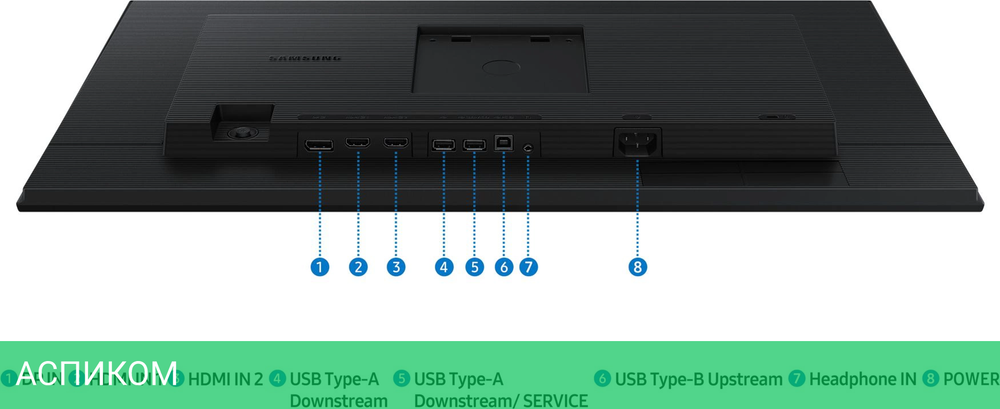 Монитор Samsung 27" Essential S4 S27D400GAIXCI