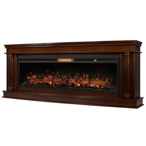 Каминокомплект: Очаг Royal Thermo Aurora RTFP/P-AR60LS, портал Olympia 60 CO, канадский дуб