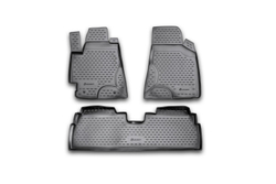 Коврики Standard, в салон TOYOTA Highlander (I, ХU20), 2001-2007, 3 шт. (полиуретан, чёрные) Element.NLC.48.44.210