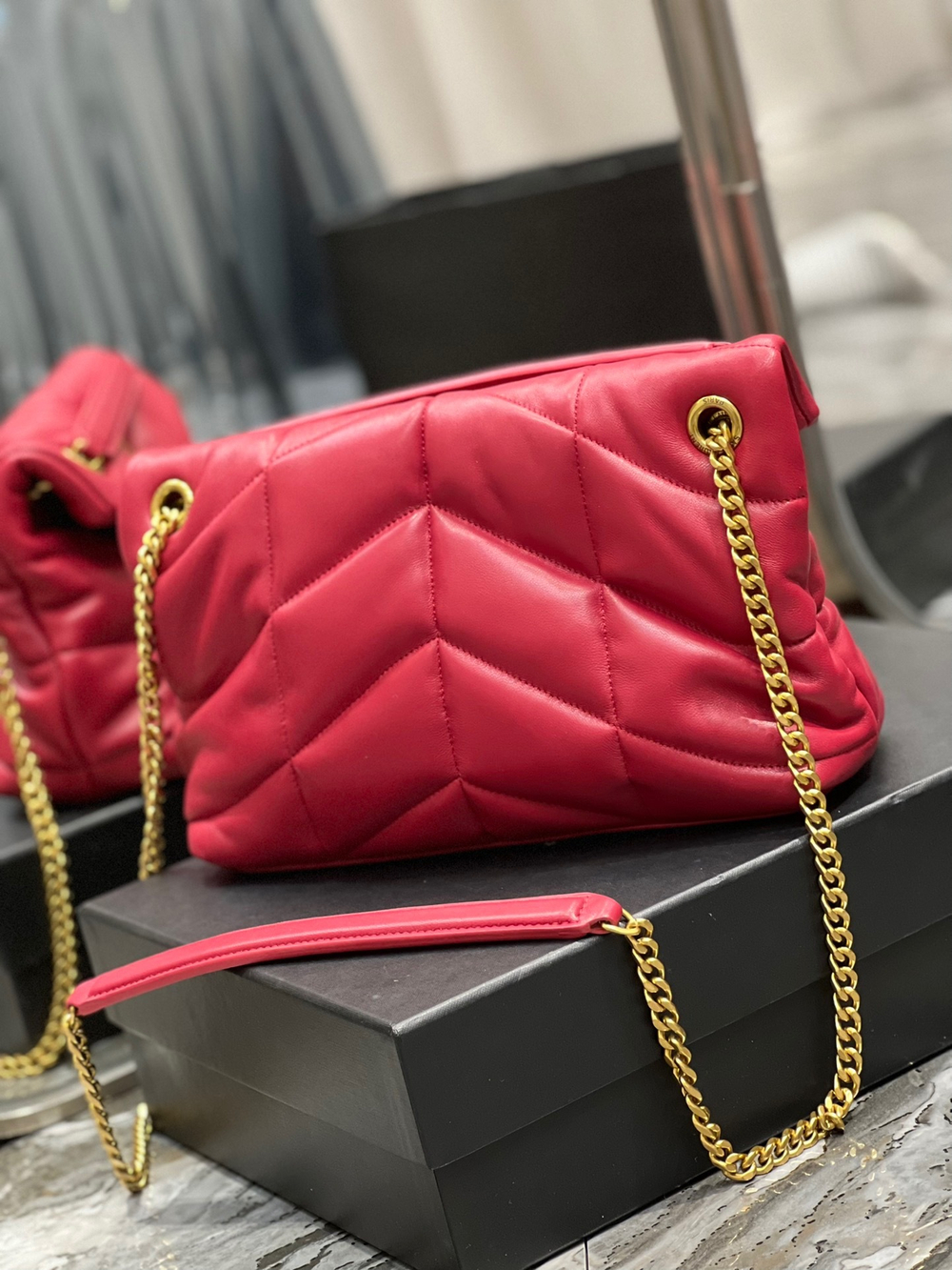 Saint Laurent Loulou Puffer Bag 29 cm