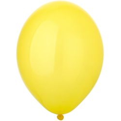 Шар латексный Кристалл Желтый 35 см