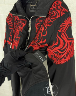 Куртка Philipp Plein Tigers Edition Red демисезон