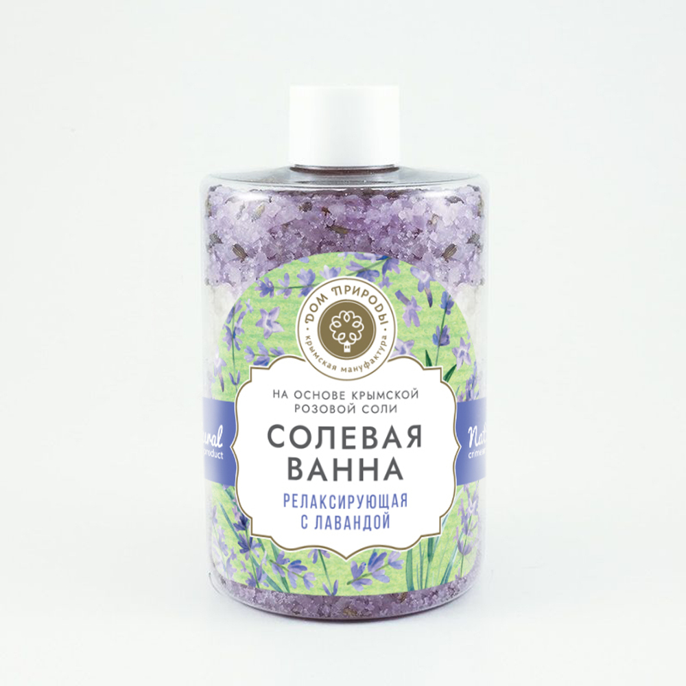 Соль морская РЕЛАКСИРУЮЩАЯ С ЛАВАНДОЙ , 400г