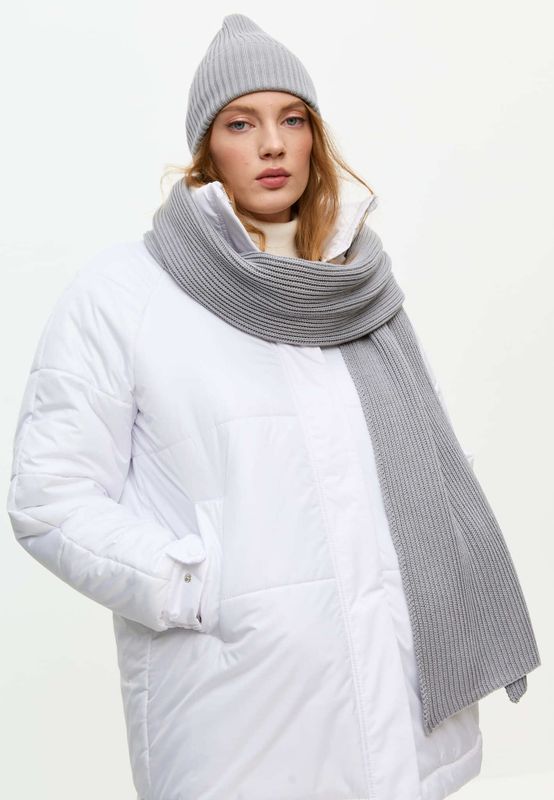 Шарф, серый