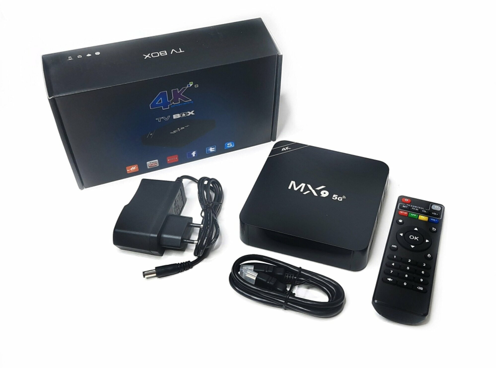 Смарт ТВ приставка Android Smart TV Box MX9 5G 1/8GB
