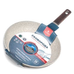 СКОВОРОДА С АНТИПРИГАРНЫМ ПОКРЫТИЕМ PFLUON MARBLE, 26*5 СМ