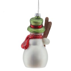 GAEM Украшение новогоднее "Снеговик", L6,5 W6,5 H14 см