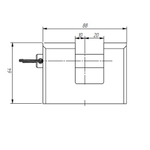 Замок навесной Зенит, ВС2-3, блистер, дисковый, 3 кл