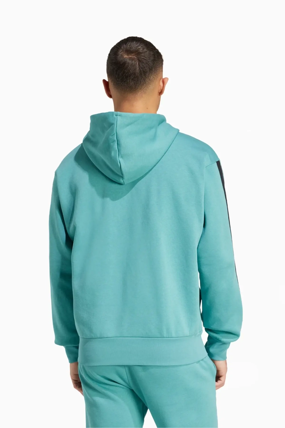 Кофта adidas Essentials 3-Stripes Fleece - бирюзовый