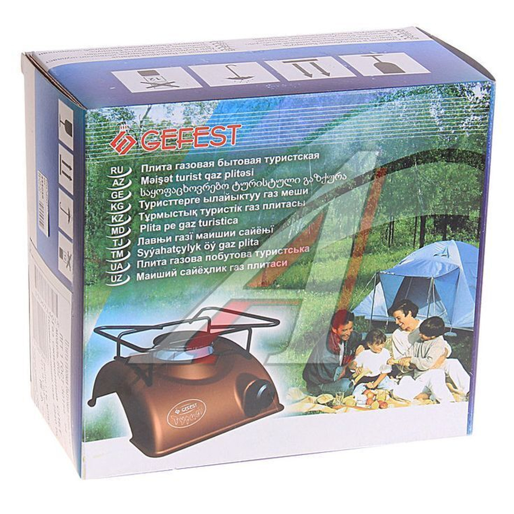 Настольная газовая плита Gefest ПГТ 1 м.802, корич