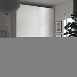 Шкаф-купе PAX HASVIC IKEA комбинация с 4 полками (белый)  210*45*260