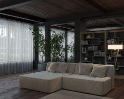 Диван, модульный диван, Нафанаил с подушками