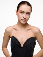 Колье "Big crystal" Gold