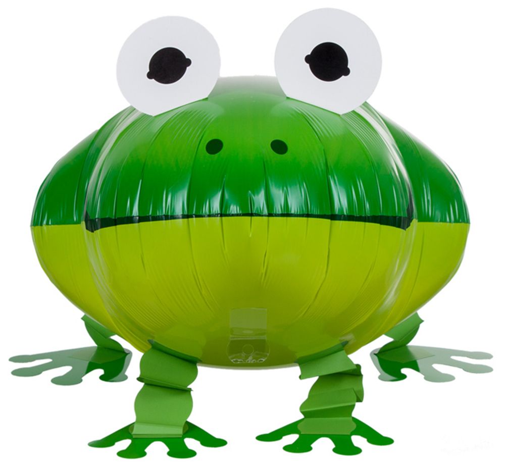 Шар (22"/56 см) Ходячая Фигура, Лягушка 1 шт.