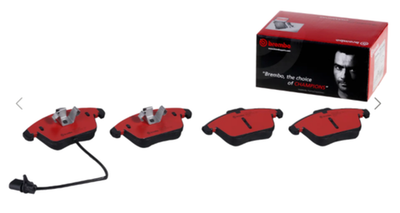 Колодки тормозные передние Brembo "NAO Line"