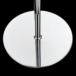 Citilux Линц CL402970 Торшер хром с белым абажуром