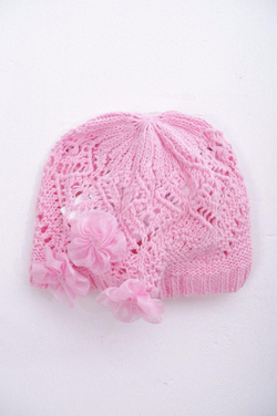 Шапка для принцессы на 3-6 месяцев