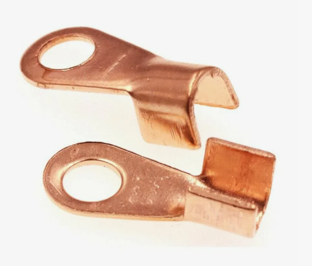 Клемма болтовая медная d= 8 (80А)