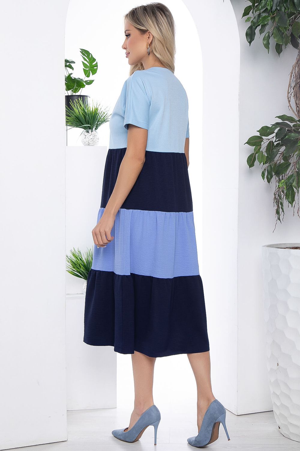 Платье Легкость выбора (голубое) П10029 LT Collection