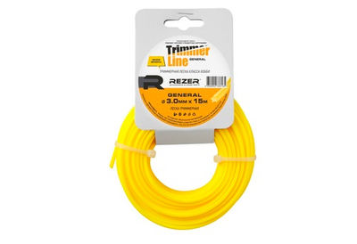 Триммерная леска звезда GENERAL D=3,0 мм L=15 м