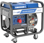 Генератор дизельный с воздушным охлаждением ТСС SDG 9000 EH3A открытая 100031