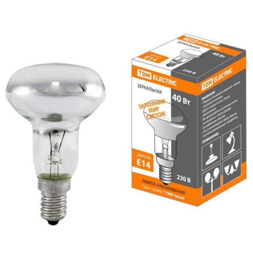 Лампа R50 Е14 40Вт 220V TDM