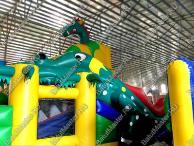 Надувной батут "Прерия" 14*7*7 м