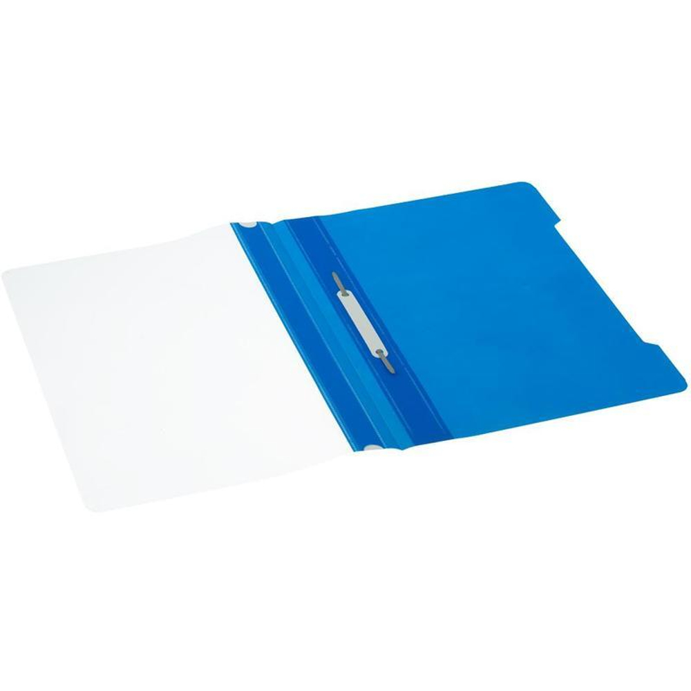 Папка-скоросшиватель пластик. Attache Economy, А4, 120мкм, синяя с прозр. верхом