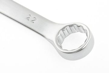 Ключ комбинированный, 22 мм, CrV, матовый хром Stels 15216