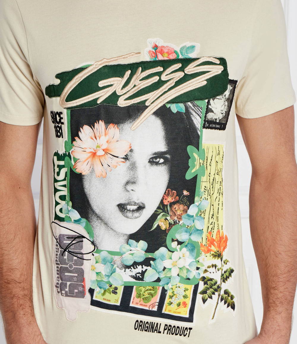 Футболка GUESS - бежевый(M4GI49 KBW41)