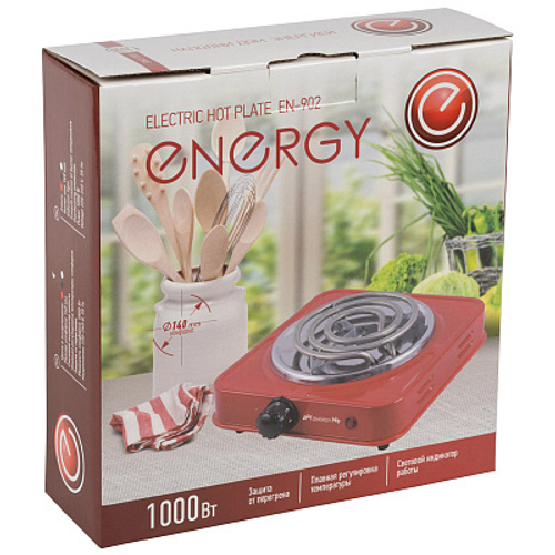 Плита электрическая 1-конфор. Energy EN-902 белый (158902)