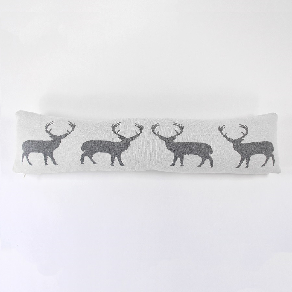 Подушка-валик с орнаментом deer, 20х80 см