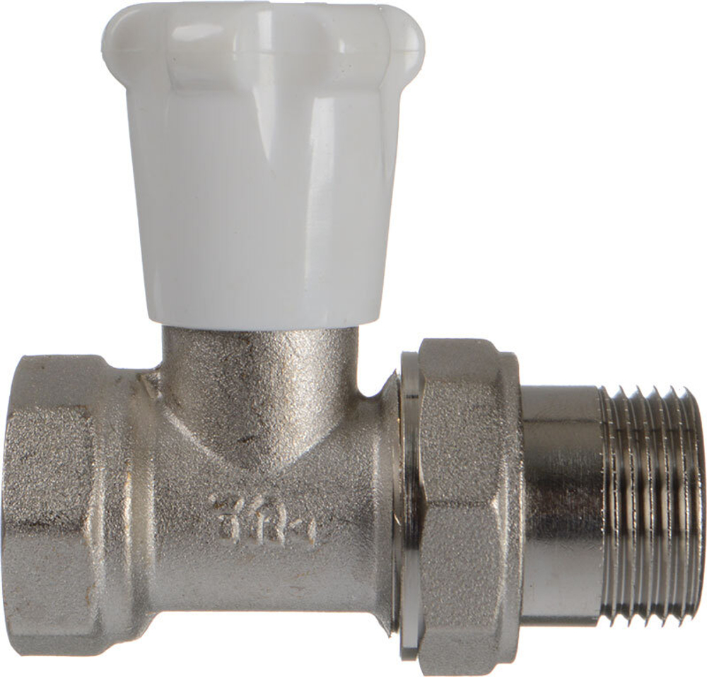 Кран для радиатора прямой с ручной регулировкой 1/2" 33951