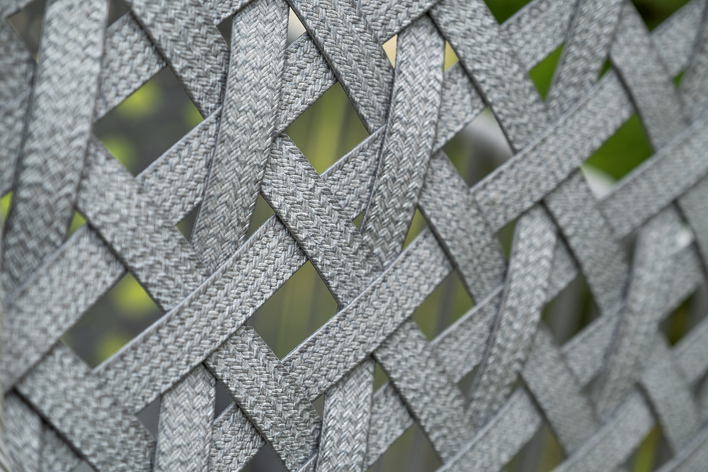 "Капри" подвесное кресло из искусственного ротанга, цвет серый