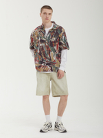 Мужская Рубашка Jacquard Pattern Button Up Top