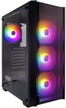 Intel Core i3 - 14100F 3.5 Ггц (Turbo: 4.7 Ггц) / Чипсет H610M DDR4 / GeForce GTX 1630 4GB / DDR4 8GB / Без HDD / SSD 240Gb / Без DVD / 600w / 1STPLAYER FIRE DANCING V4-G