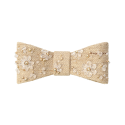 Бант-бабочка S с прозрачными ромашками